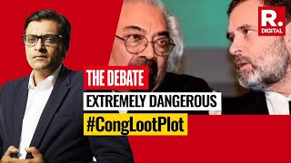 Arnab Calls Congress Plan Of Wealth Redistribution Extremely Dangerous  The Debate [upl. by Snook31]