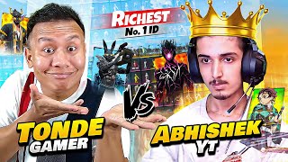 Nepals No 1 ID Abhishek YT Vs Tonde Gamer Best Collection Battle 😱 Free Fire Max [upl. by Laveen]