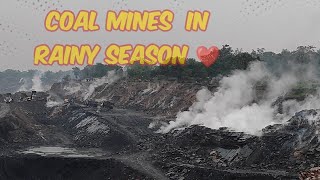 Dhanbad coal mines view ❤️ in rainy season [upl. by Hakeber]