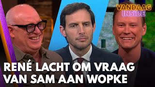 René gaat stuk om vraag van Sam Hagens aan Wopke Hoekstra  VANDAAG INSIDE [upl. by Avan680]