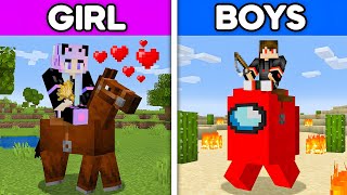 How BOYS vs GIRLS Play Minecraft [upl. by Grizelda480]