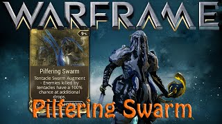 Warframe  Pilfering Swarm Augment Hydroid [upl. by Dorsey]