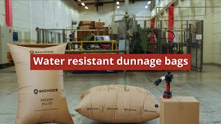 Signode Paper Dunnage Bags  Water resistance [upl. by Asiral]