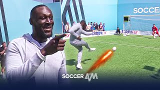 Stormzy SMASHES in his penalty  Soccer AM Pro AM [upl. by Navac]