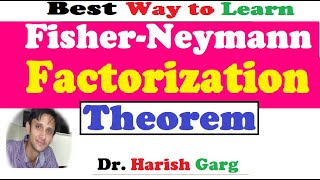 Fisher Neyman Factorization Theorem  Short Proof [upl. by Oremodlab]