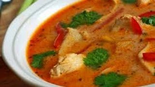 Tajskie czerwone curry z kurczakiem แกงไก่ [upl. by Newo]