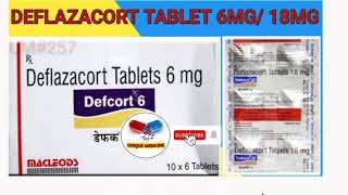 Defcort 6 mg tablet  Deflazacort Tablet UsesDoseMode Of Action amp Side Effects In Hindi [upl. by Rodolfo]