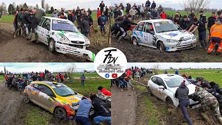 Rallye des Routes du Nord 2024 CRASHES amp DIFFICULT CONDITIONS HD [upl. by Epner]