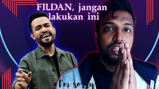 Tolong Fildan  Fildan ft Fadrullah  Chand Chhupa Badal Mein Reaction  fildan reaction  India [upl. by Ormiston208]