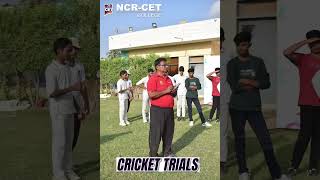 Cricket Trials 2024  NCRCET College  cricket [upl. by Sikorski]