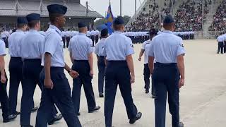 Airman graduation ceremony at Lackland AFB Pass in review [upl. by Danae]