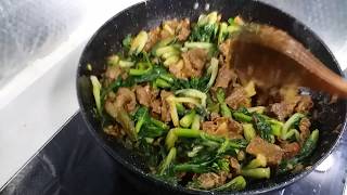 Undercut Beef With Pak Choi Recipe [upl. by Aetnahc332]