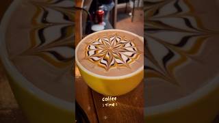 Coffee time Friday is suitable for a cup of carved coffee coffee latte art pattern making [upl. by Enaujed354]