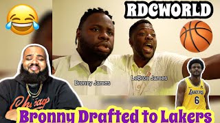 How LeBron was after Bronny got drafted to the Lakers RDCworld1  REACTION [upl. by Idnod]