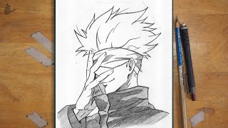 How to Draw Gojo Satoru  Jujutsu Kaisen [upl. by Berkman]