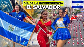 Así se vivió el DÍA de la INDEPENDENCIA en El Salvador 🇸🇻😱 Desfile 15 de Septiembre 2024 [upl. by Nahshon]