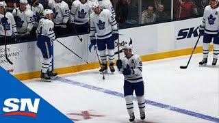 John Tavares Booed As He Salutes Islanders Fans After Tribute Video [upl. by Zigrang]