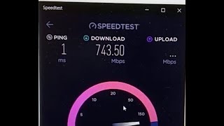 743mbps fibre line FAST COVID VUMA FTTH line speed upgrade now [upl. by Manda]