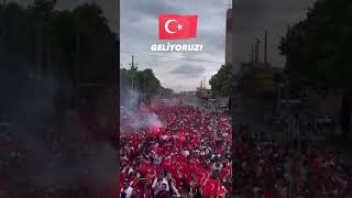 Leipzig sokaklarında Mehter Marşı🇹🇷Haydi BizimÇocuklar tek yürek olduk EURO2024 AUTvTUR [upl. by Clarita]