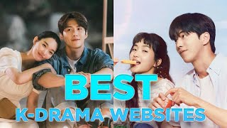 Best Legal KDrama Sites Watch Korean Drama For Free [upl. by Gnort]