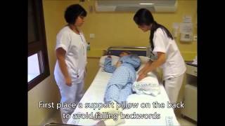 Mobilization of a bedridden or limited mobility patient [upl. by Zilef711]