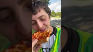 I think he likes pizza 🤣🤣 pizzalovers smack hardwork [upl. by Ahsie]