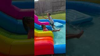 siblings viral shorts familyvlog viralshorts funnyshorts shortsviral waterslide waterpark [upl. by Jo-Anne70]