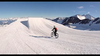 One Full Line At Snowpark Kitzsteinhorn On A Mountainbike  Johannes Fischbach [upl. by Sabine]