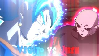 Vegito vs Jiren ベジットvsジレン Full Fight Fan Made Animation [upl. by Lyrrad]