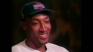 Scottie Pippen Interview with Hannah Storm Upon Being Traded to the Houston Rockets NBC 1999 [upl. by Leifer]