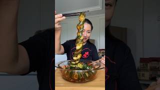 CUCUMBER KIMCHI SPIRAL … kriuk2 enak bangetttt [upl. by Oettam]