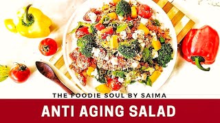 ANTIAGING SALADWEIGHT LOSS SALAD  SECRETS OF CELEBRITIES FITNESS [upl. by Vevine]