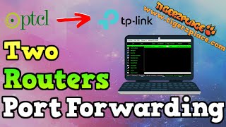 How to Forward Port  Two Routers Port Forwarding Method 2021 [upl. by Goldsworthy756]