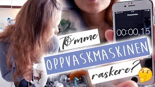 TEST  TØM OPPVASKMASKINEN RASKT [upl. by Clarkin367]