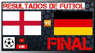 Inglaterra vs Alemania femenino en vivo  EUROCOPA FEMENINA FINAL 2022 31 07 ⚽️ [upl. by Ecydnarb]