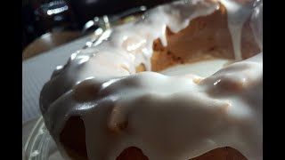 Ciambellone mele e yogurt con glassa al limone Bimby Ricetta facile [upl. by Ardnak]