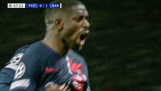 Ousmane Dembele Goal vs Barcelona  PSG vs Barcelona [upl. by Brost769]