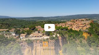 The Beautiful village of Roussillon in the Luberon Provence [upl. by Tayler]