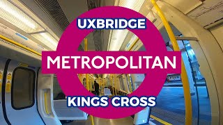 London Underground  Uxbridge To Kings Cross Metropolitan Line [upl. by Eanore]