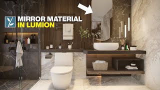 How to Make a Mirror Material in Lumion Shorts [upl. by Asilehc496]