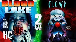 Blood Lake  Clown  2 Full Movies  Slasher Horror Double Feature  Halloween Horror Movie [upl. by Irok393]