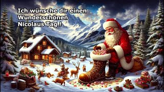 Ein liebevoller Nikolausgruß für dich🎄–genieße den Tag WhatsApp Grüße zum verschicken  Liebe Grüße [upl. by Ahsetan]