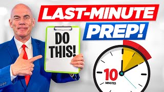 LASTMINUTE INTERVIEW PREP How To Prepare For An Interview In Under 10 Minutes [upl. by Prosperus86]