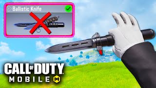 I OFFICIALLY QUIT the BALLISTIC KNIFE 😡 COD MOBILE [upl. by Kassandra]