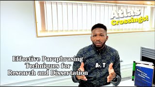 Effective Paraphrasing Techniques for Research and Dissertation [upl. by Philipines532]