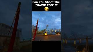 Can You Shoot The quotHAWK TOOquot 🤣 skyrim skyrimanniversary elderscrolls shortsvideoviral [upl. by Schlenger169]