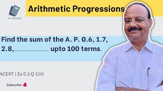 Find the sum of the AP 06 17 23 …… upto 100 terms [upl. by Tanaka131]