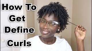 How To Get Define Curls 4c Hair [upl. by Anidnamra]