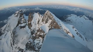 Survol des Dents du Midi dans les Alpes suisses [upl. by Alahs]