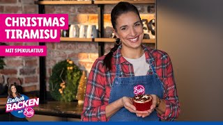 Christmas Tiramisu  Cremiger Genuss mit Spekulatius 🧑‍🎄 [upl. by Enaillil]